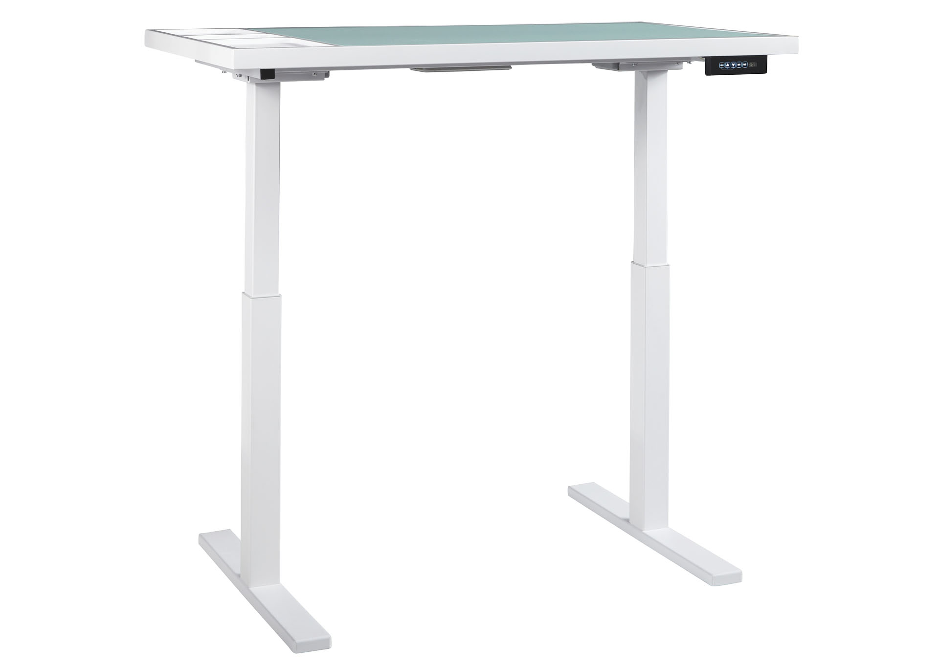 Baraga White Adjustable Height Desk,ABF Signature Design by Ashley