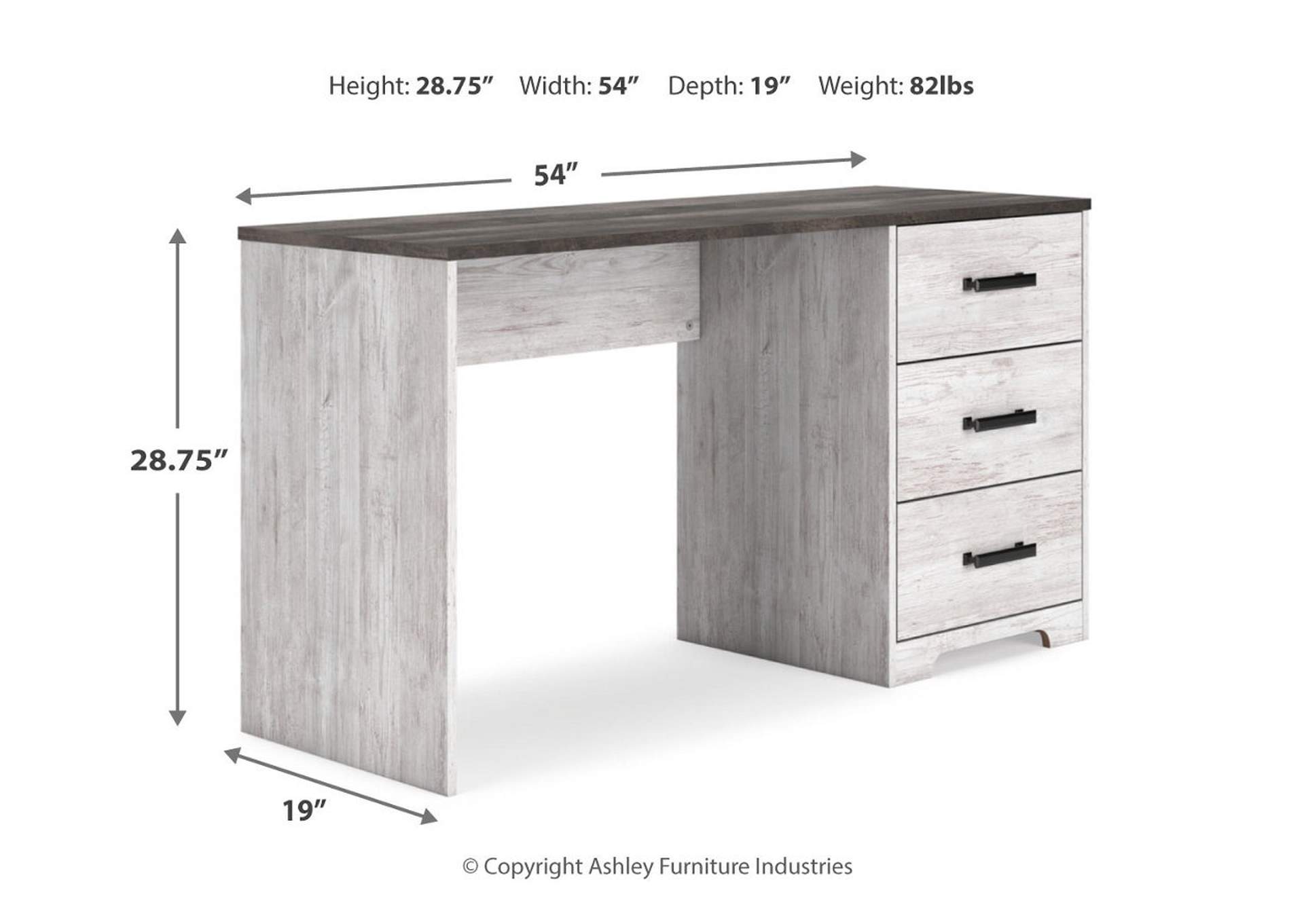 Shawburn 54" Home Office Desk,Signature Design By Ashley