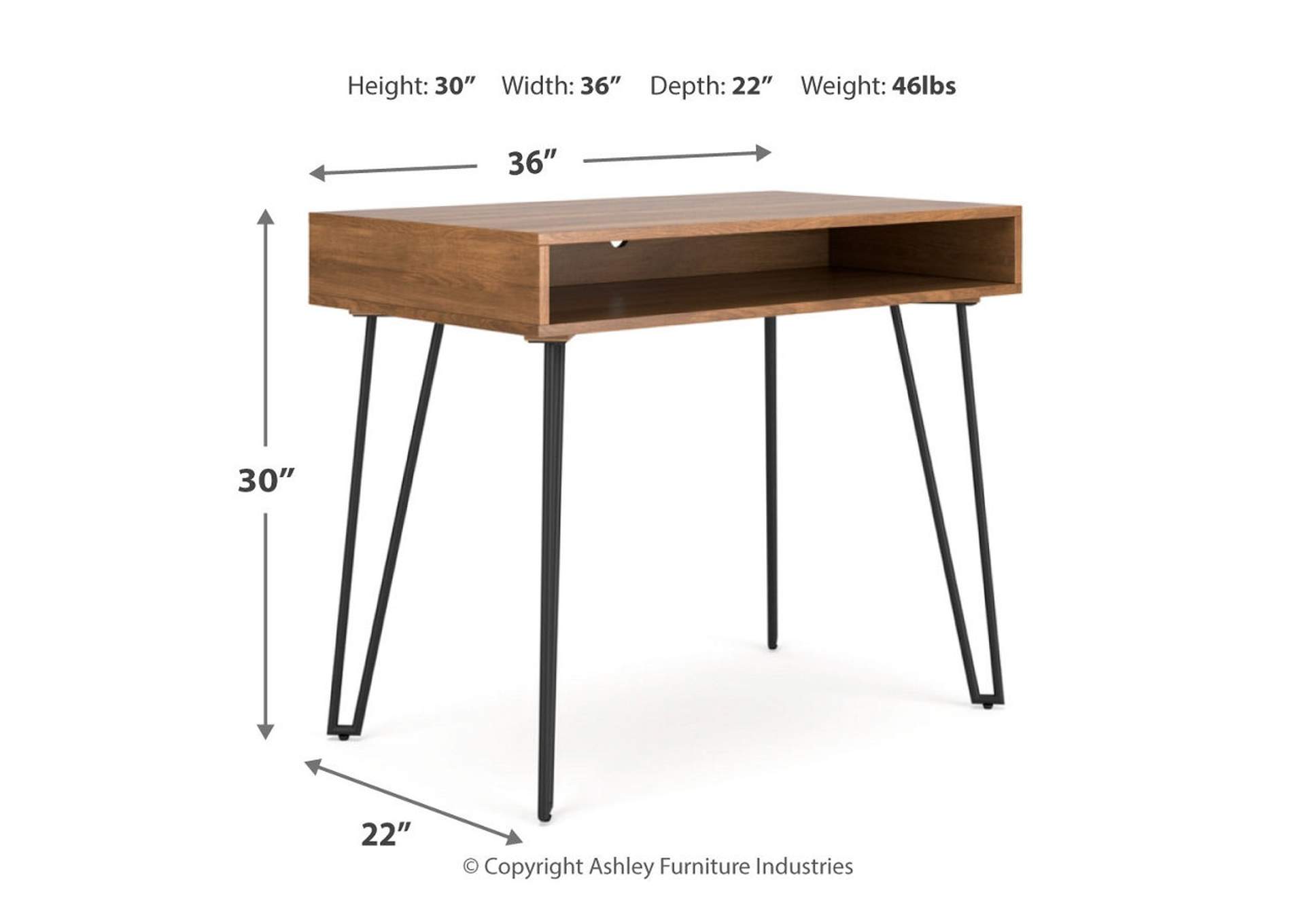 Strumford Home Office Desk,Signature Design By Ashley