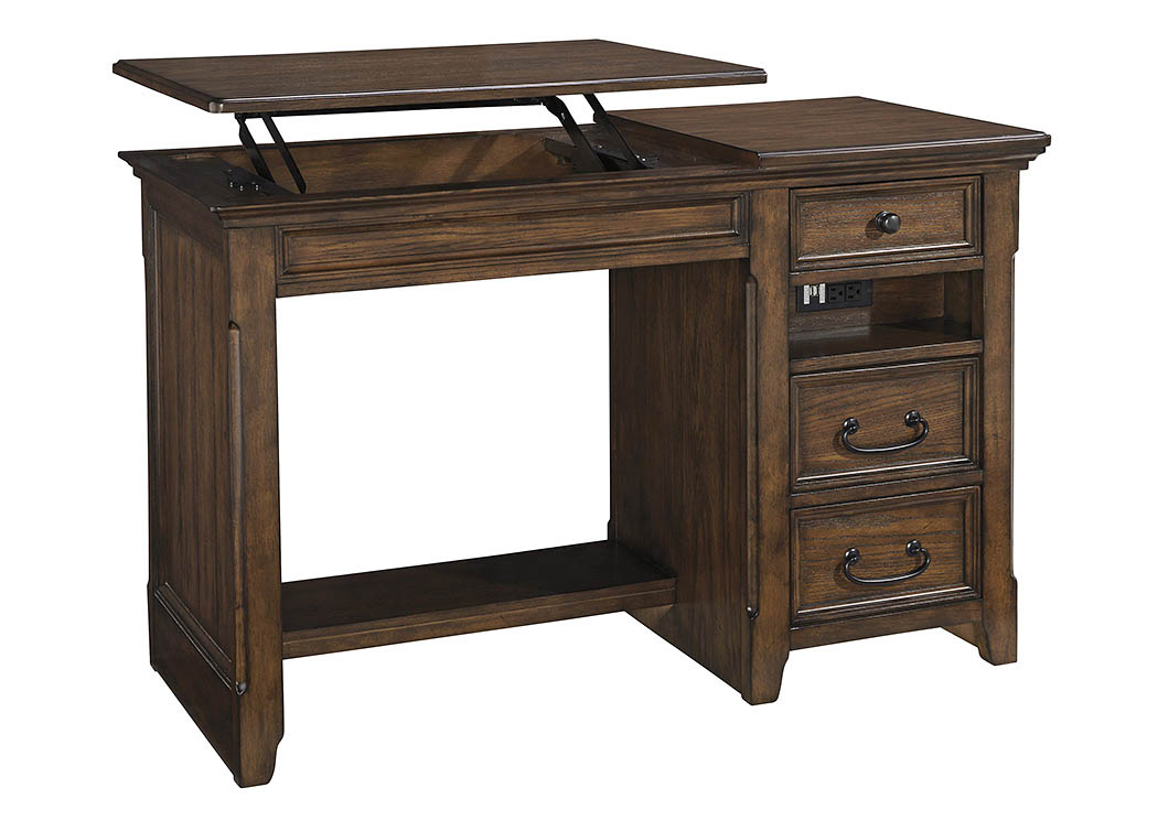 Woodboro Brown Home Office Lift Top Desk,ABF Signature Design by Ashley