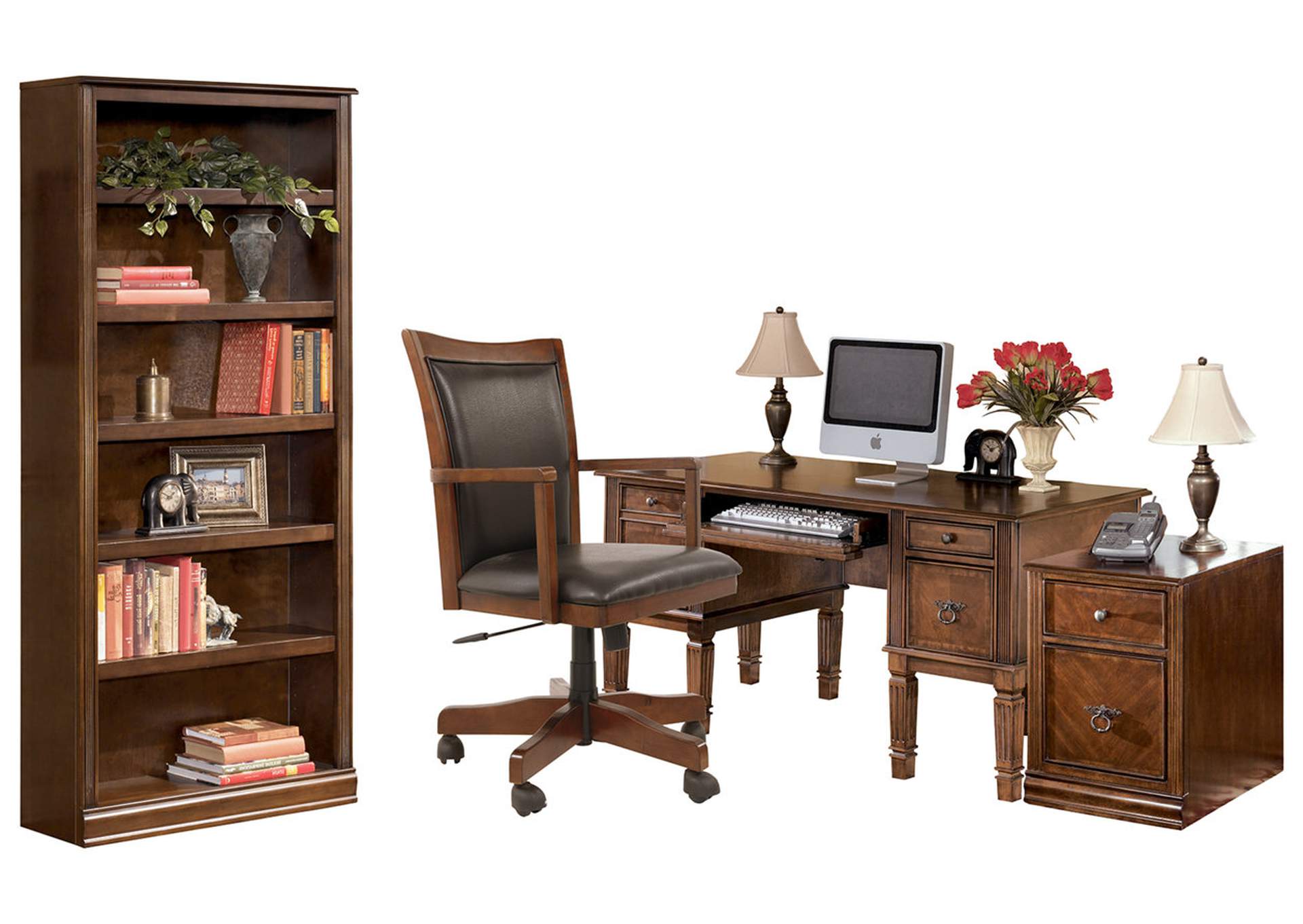 Hamlyn Home Office Desk With Chair And Storage 