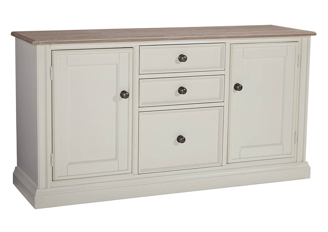 Sarvanny Two-tone Large Credenza,ABF Signature Design by Ashley