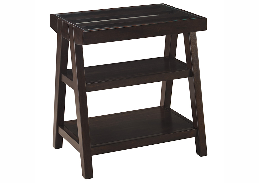 Chanceen Dark Brown Home Office Desk,ABF Signature Design by Ashley