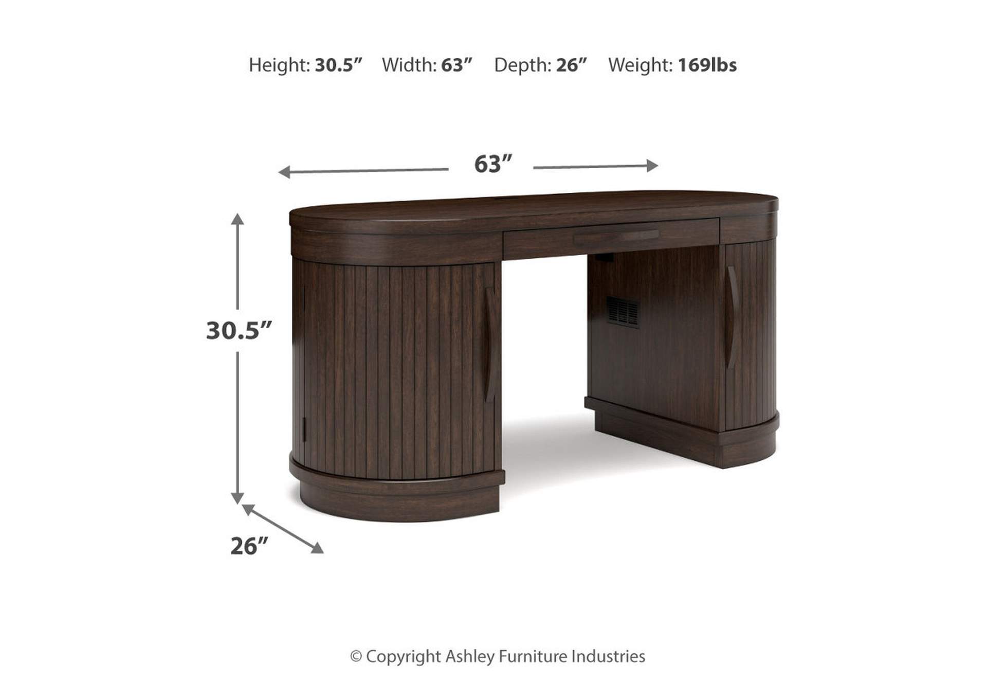 Korestone 63" Home Office Desk,Signature Design By Ashley