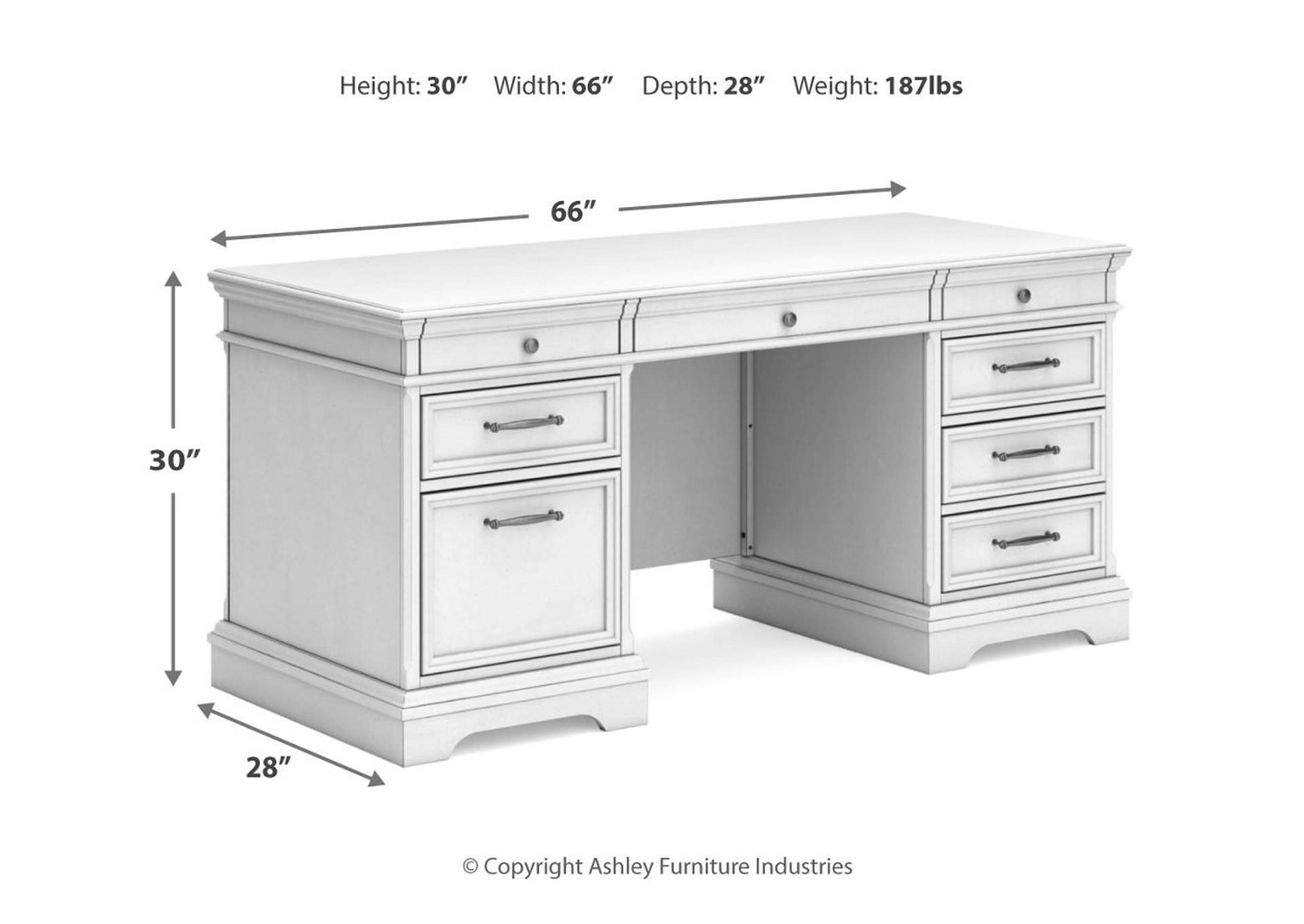 Kanwyn Home Office Desk,Signature Design By Ashley