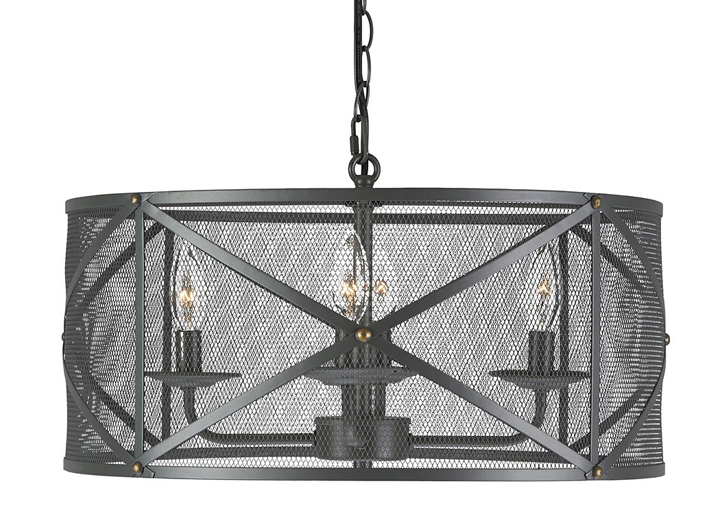 Jovani Charcoal Metal Pendant Light,ABF Signature Design by Ashley