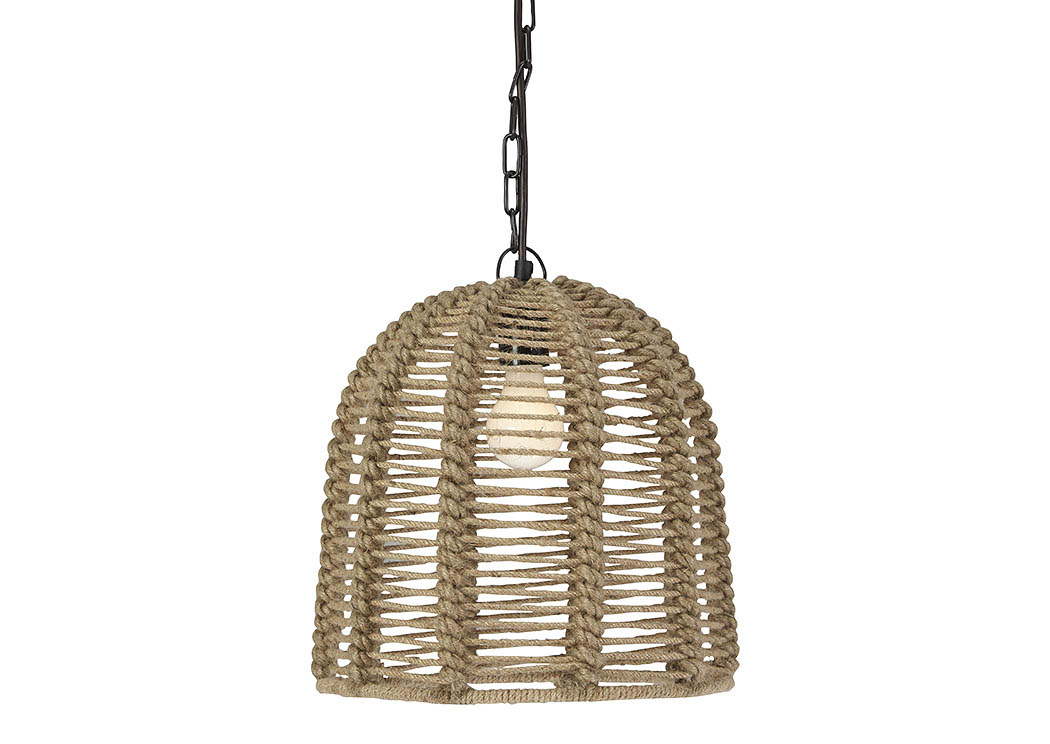 Jamarion Natural Rope Pendant Light,ABF Signature Design by Ashley