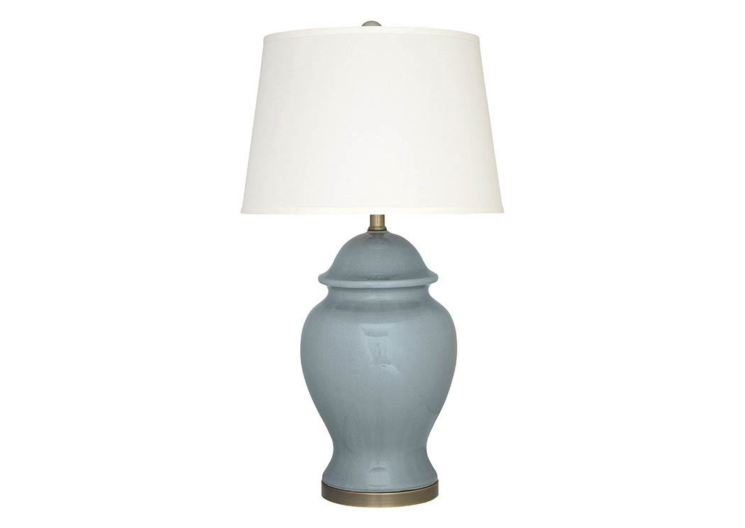 Darena Blue Ceramic Table Lamp,ABF Signature Design by Ashley