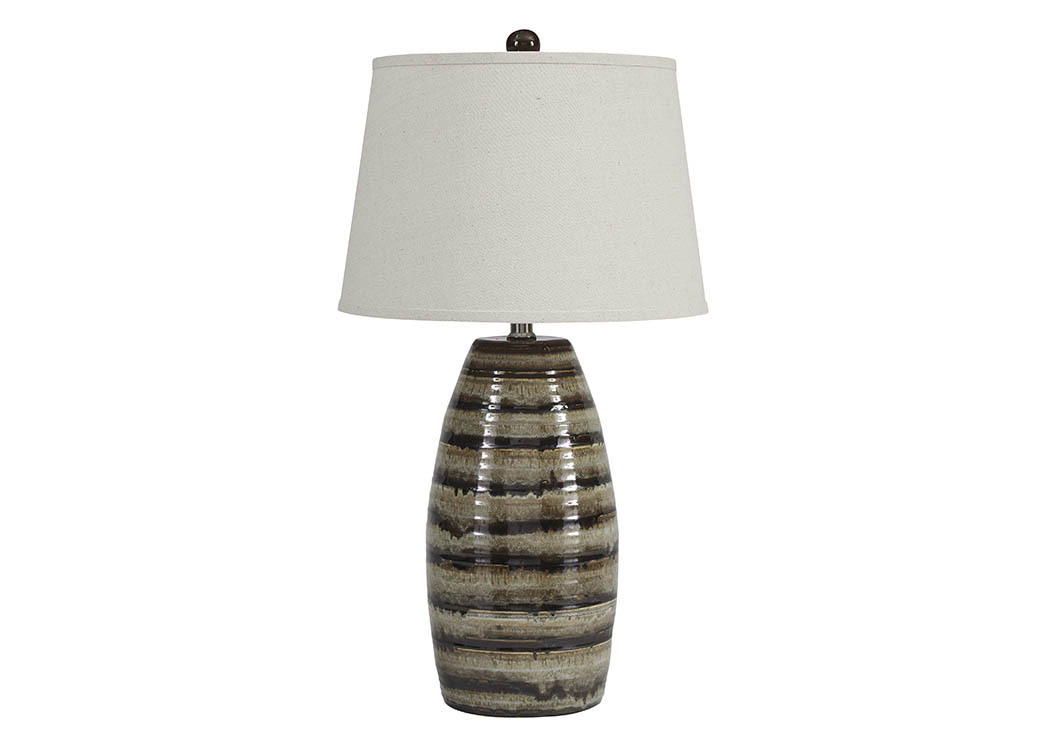 Darlon Brown Ceramic Table Lamp,ABF Signature Design by Ashley