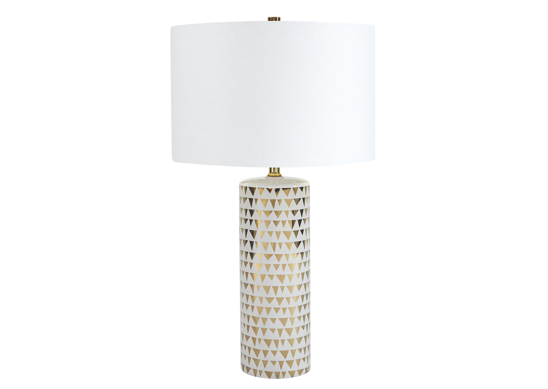 Alejandra Gold Finish/White Ceramic Table Lamp,ABF Signature Design by Ashley
