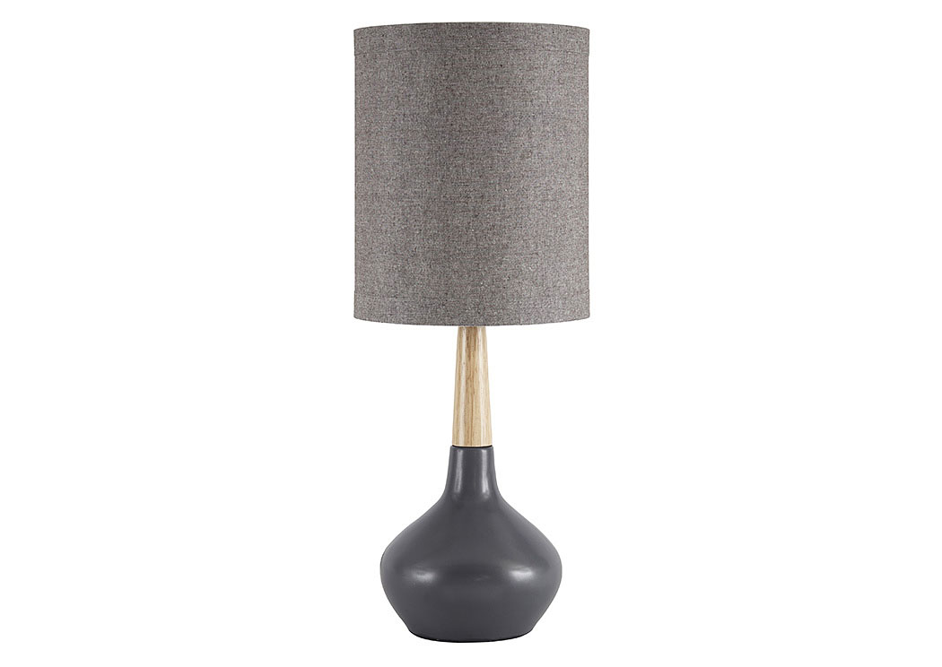 Stacia Gray Ceramic Table Lamp,ABF Signature Design by Ashley