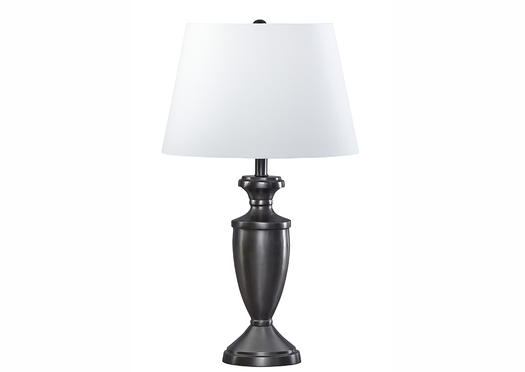 Ander Black/Nickel Finish Metal Table Lamp,ABF Signature Design by Ashley