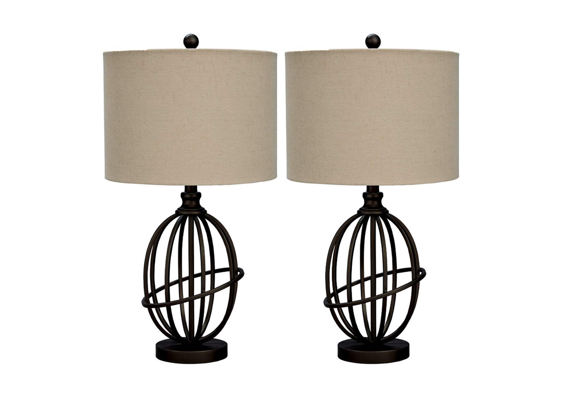 2 piece table lamp set