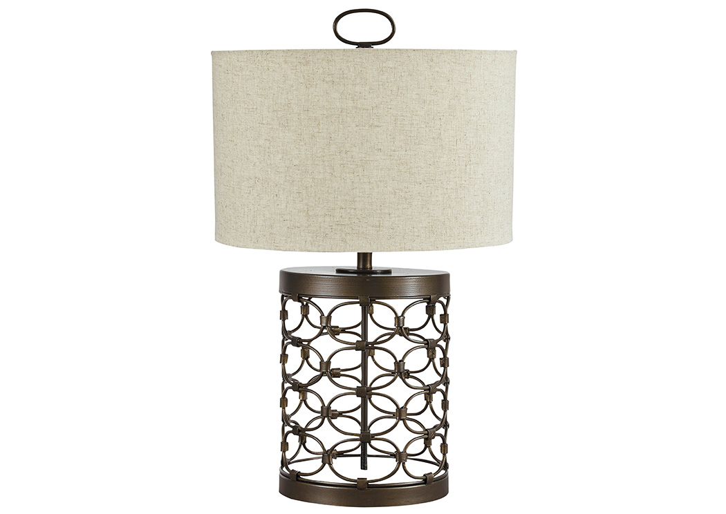 Aryan Black Metal Table Lamp,ABF Signature Design by Ashley