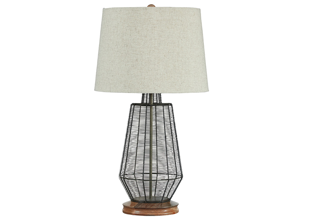 Artie Natural Metal Table Lamp,ABF Signature Design by Ashley