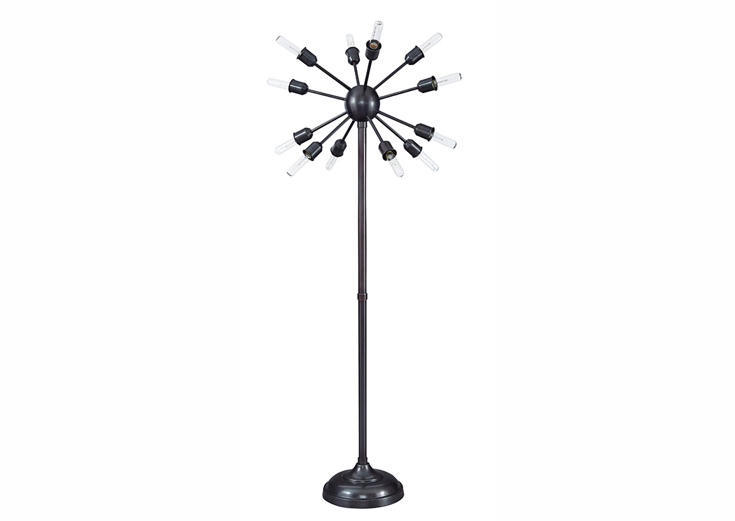 Amnon Bronze Finish Metal Floor Lamp,ABF Signature Design by Ashley
