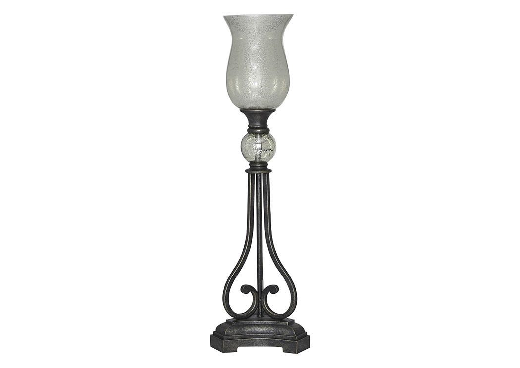 Akeelah Black/Silver Finish Metal Table Lamp,ABF Signature Design by Ashley