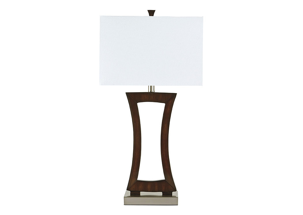 Danon Brown Poly Table Lamp,ABF Signature Design by Ashley