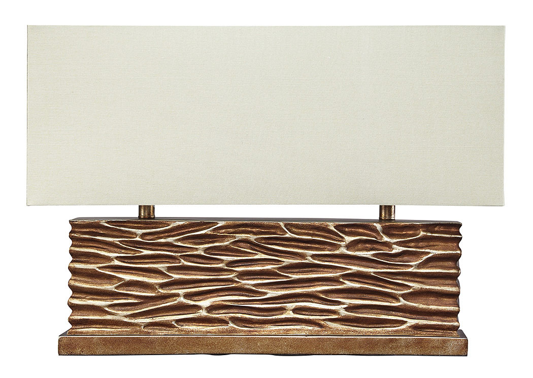 Jaakob Brown Poly Table Lamp,ABF Signature Design by Ashley