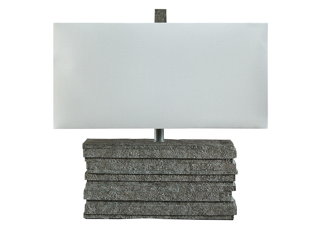 Jamaal Gray Poly Table Lamp,ABF Signature Design by Ashley