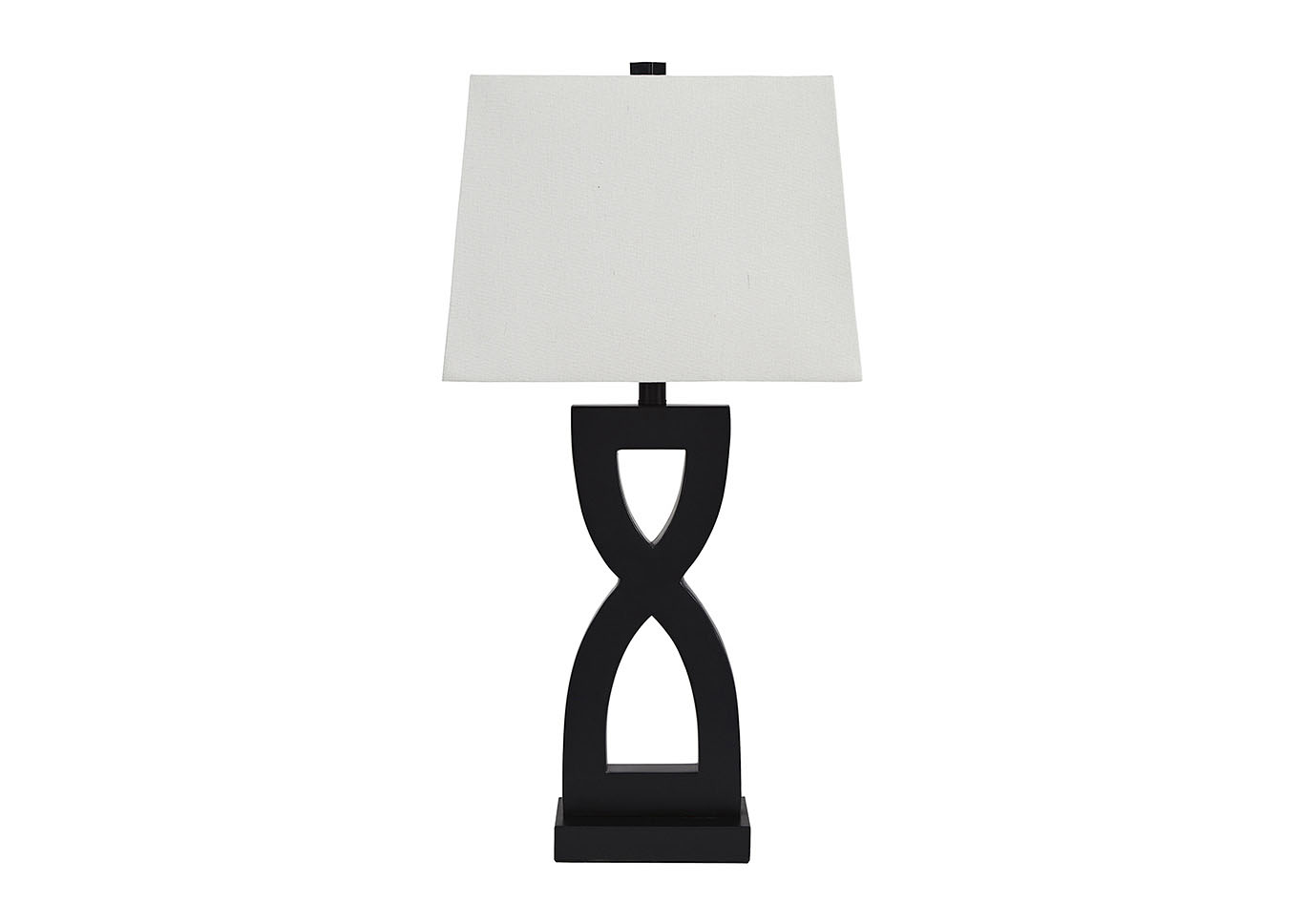 Amasai Black Poly Table Lamp (Set of 2),ABF Signature Design by Ashley