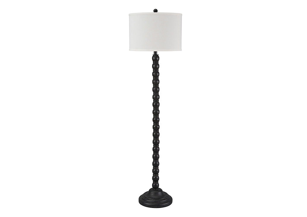 Shellany Antique Black Poly Floor Lamp,ABF Signature Design by Ashley