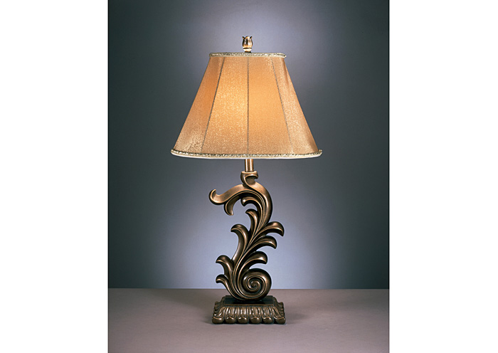 Eliza Bronze Poly Table Lamp (Set of 2),ABF Signature Design by Ashley