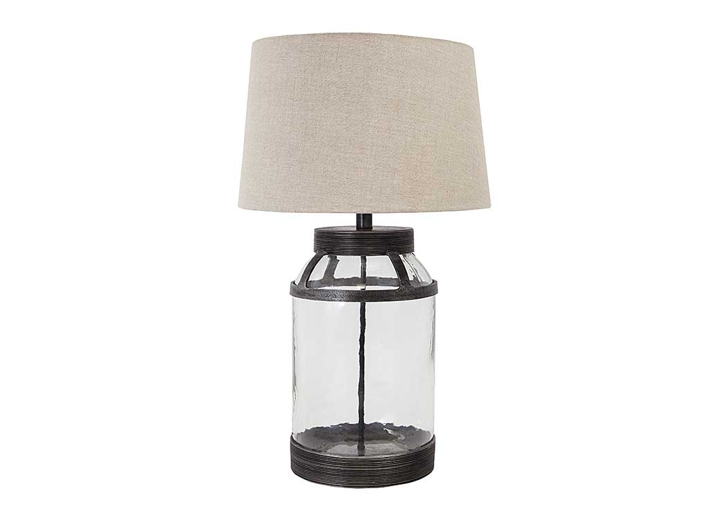 Shanika Transparent Glass Table Lamp,ABF Signature Design by Ashley