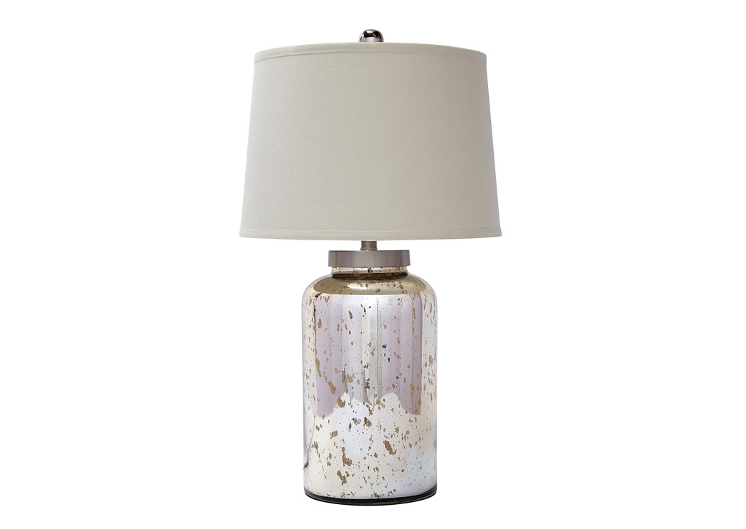 Gold Finish Glass Table Lamp,ABF Signature Design by Ashley