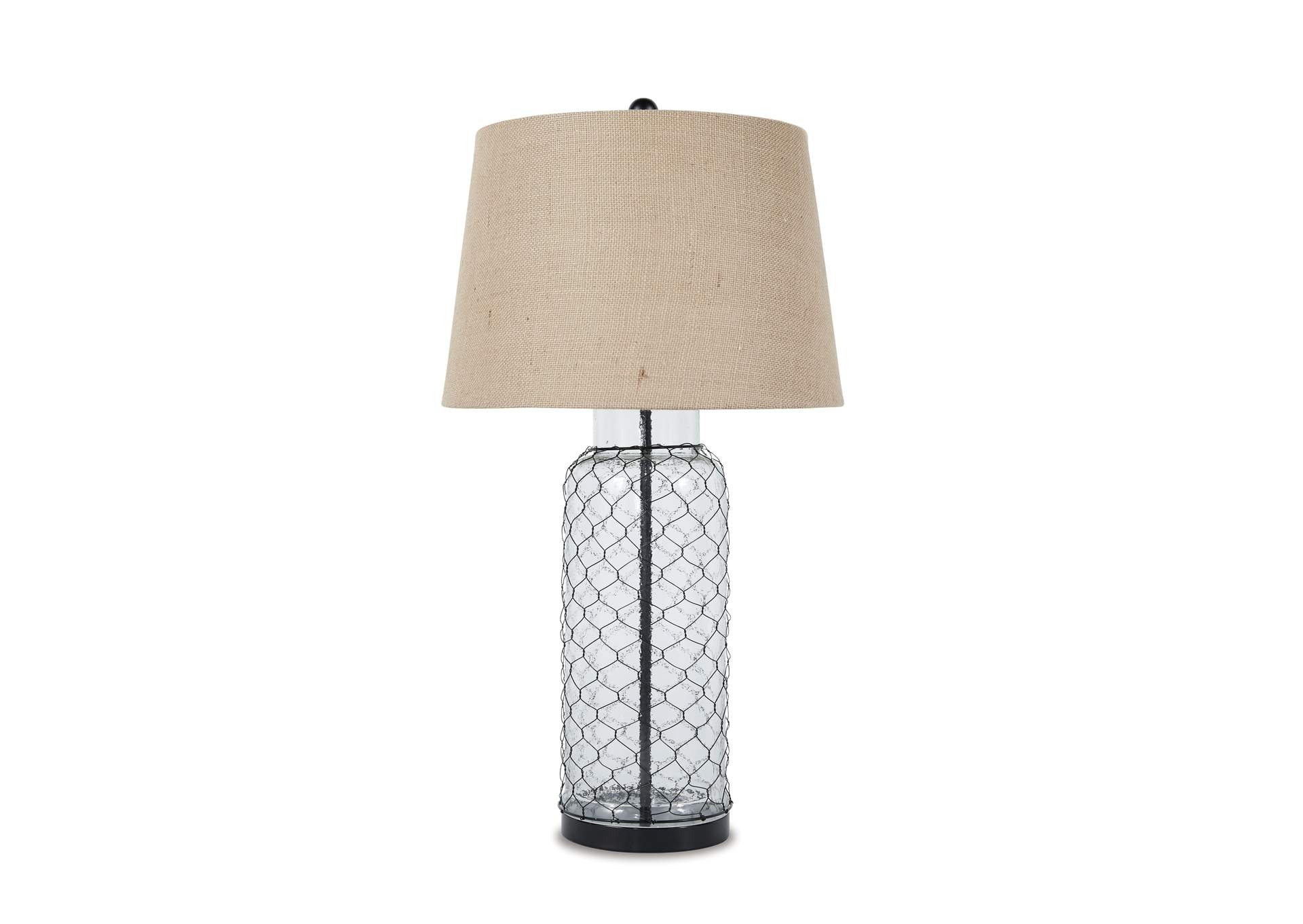 Transparent Glass Table Lamp,ABF Signature Design by Ashley