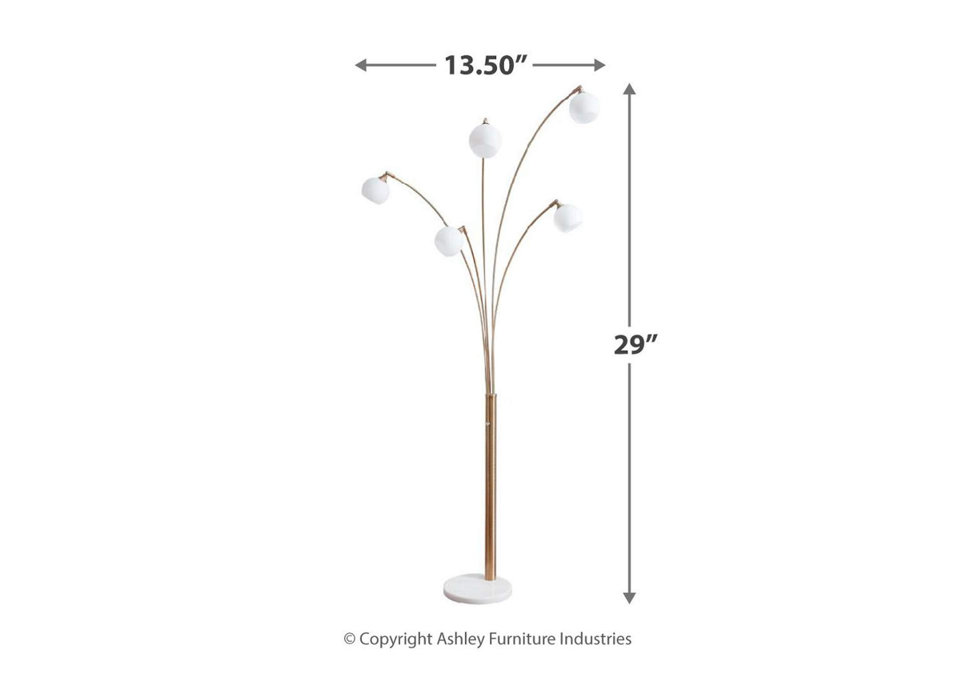 Taliya Arc Lamp,Signature Design By Ashley