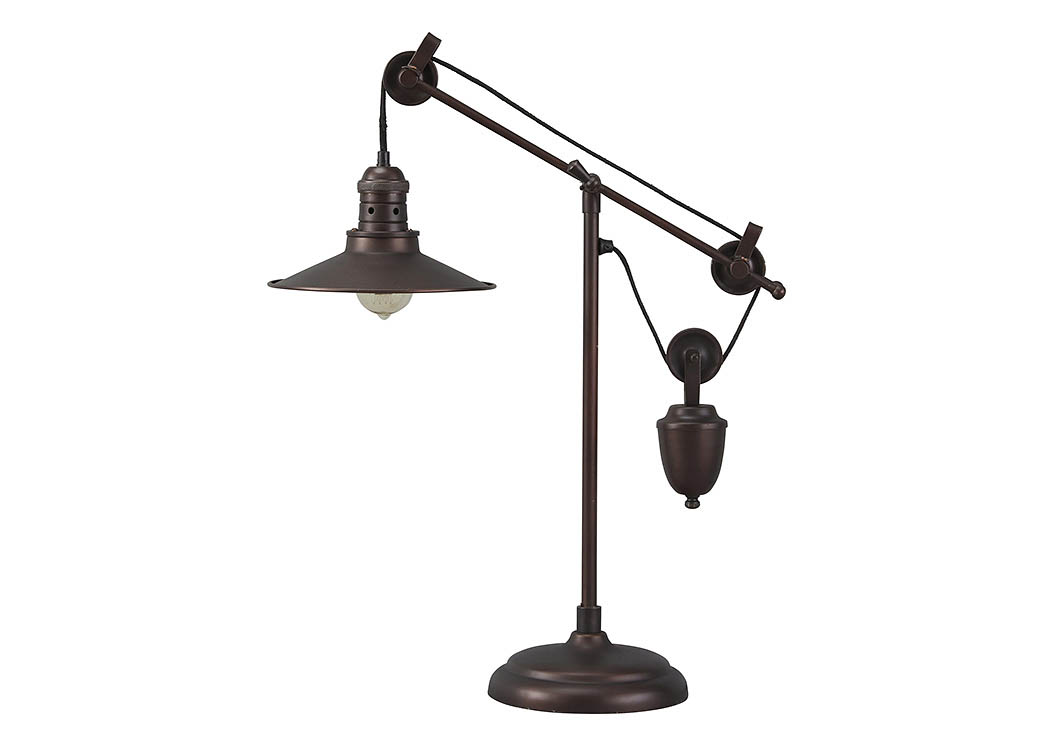 Kylen Bronze Finish Metal Desk Lamp,ABF Signature Design by Ashley