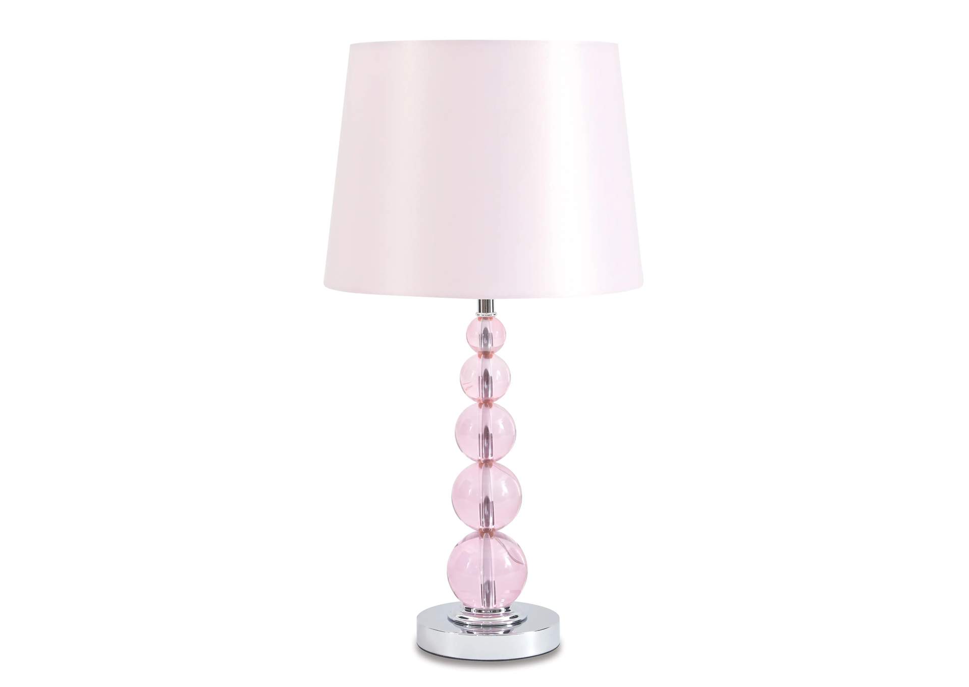 Letty Pink Crystal Table Lamp,ABF Signature Design by Ashley