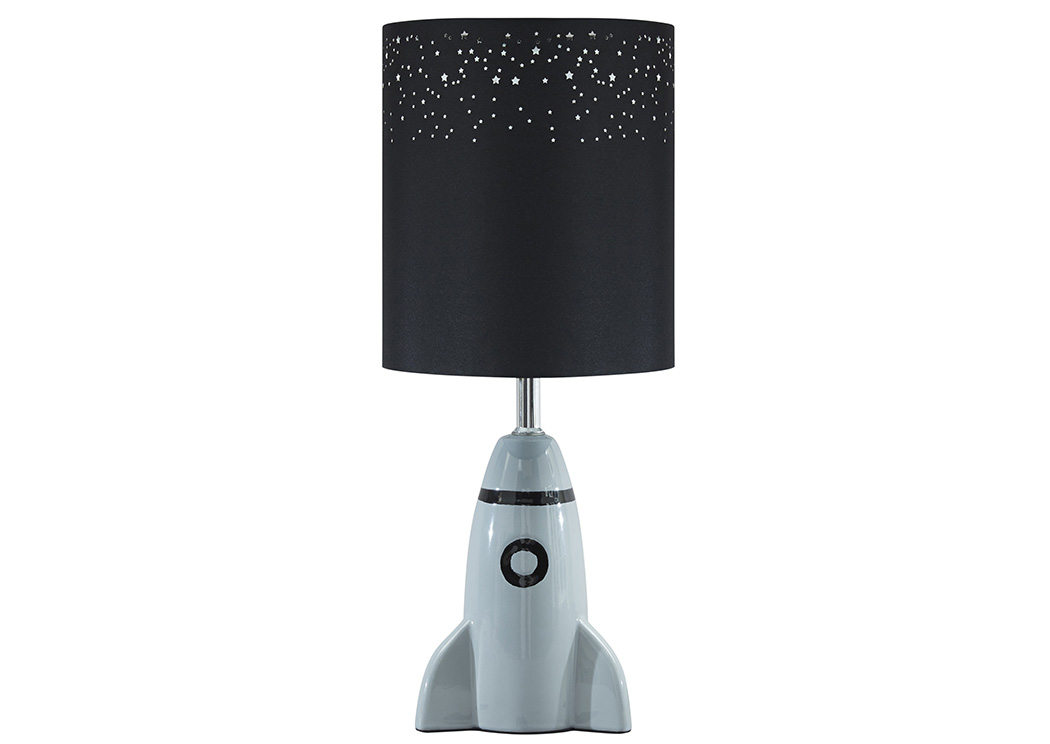 Cale Gray/Black Ceramic Table Lamp,ABF Signature Design by Ashley