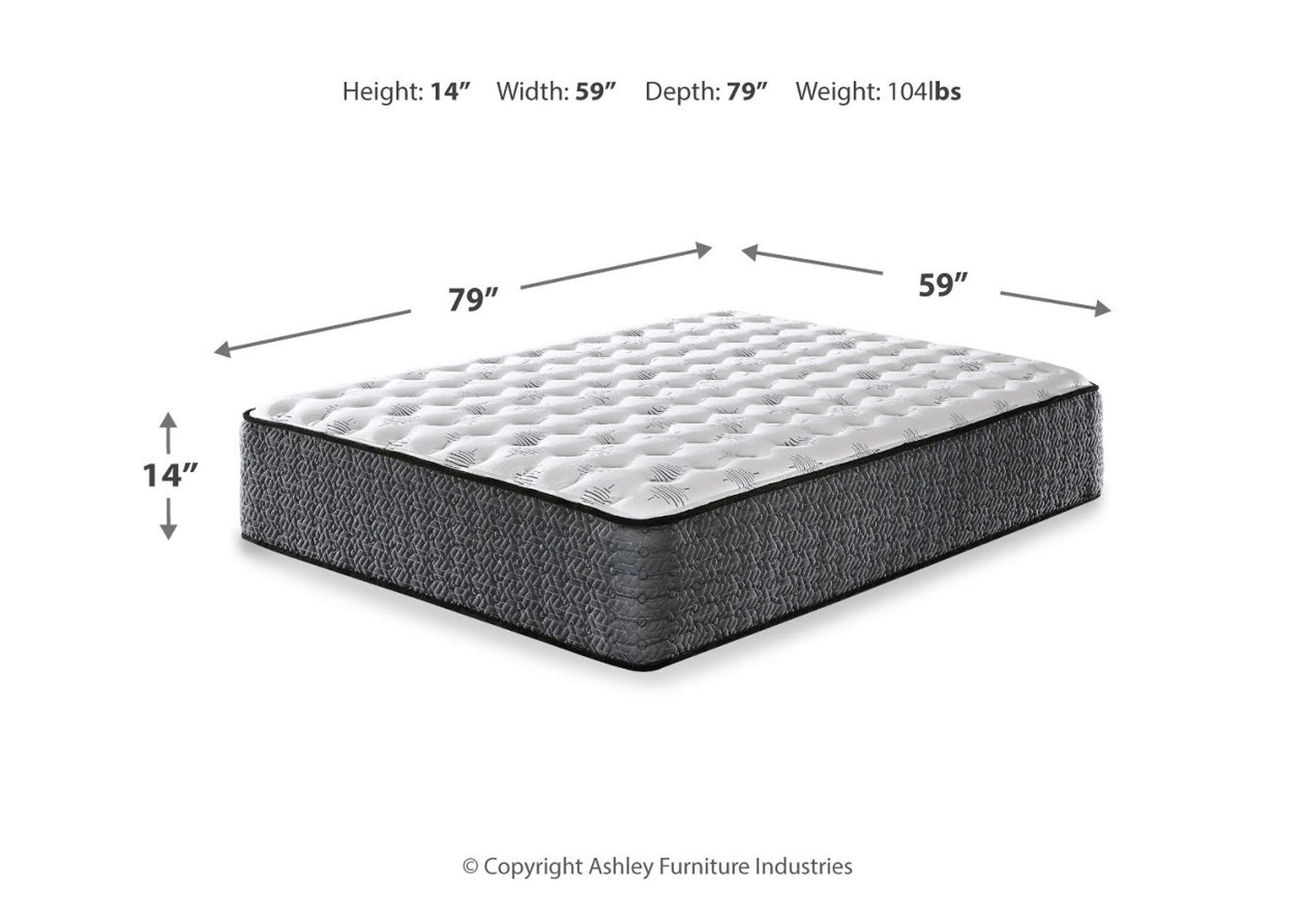 Ultra Luxury Firm Tight Top with Memory Foam Mattress with Adjustable Base,Sierra Sleep by Ashley