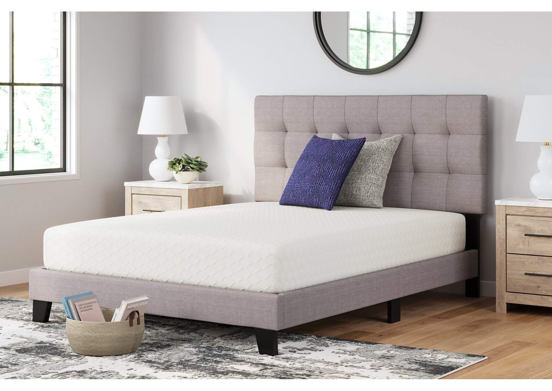 10 Inch Chime Memory Foam Twin Mattress in a Box,Sierra Sleep by Ashley