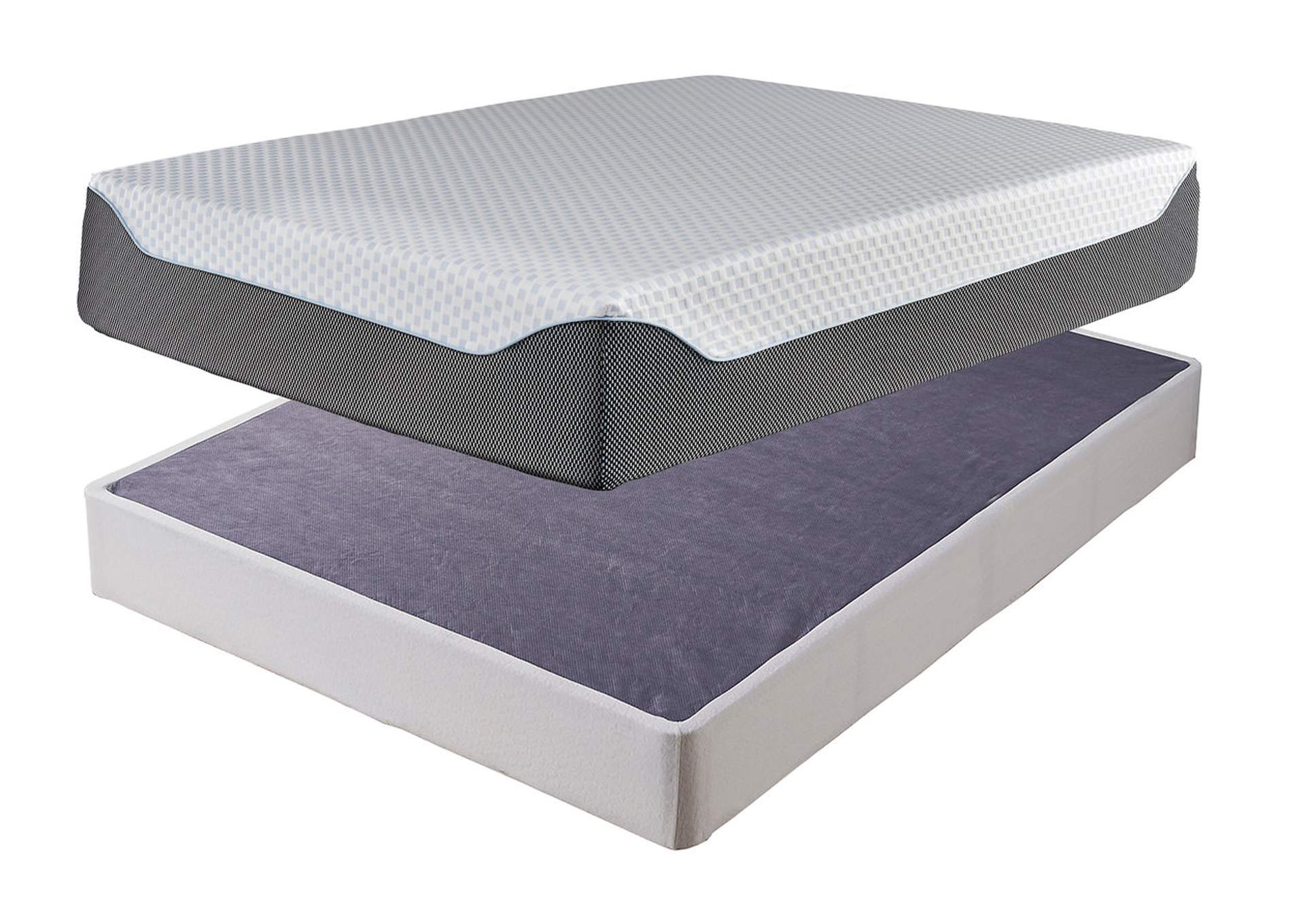 14 Inch Chime Elite Mattress with Foundation,Sierra Sleep by Ashley