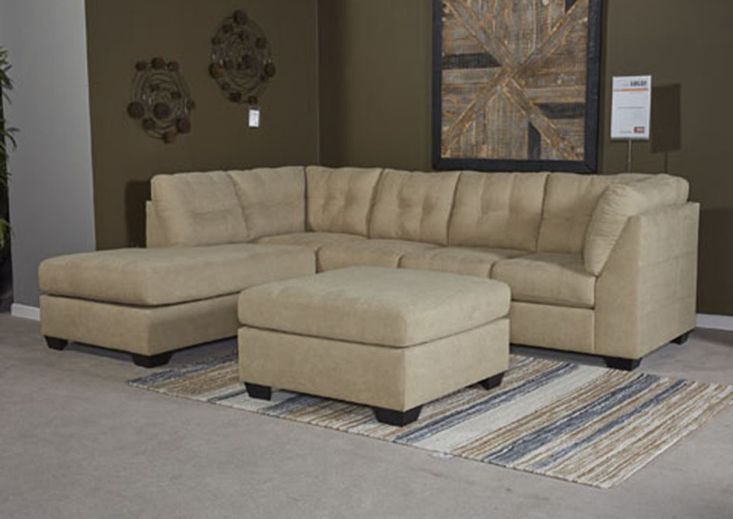 Maier Cocoa Left Facing Corner Chaise Sectional,ABF Benchcraft