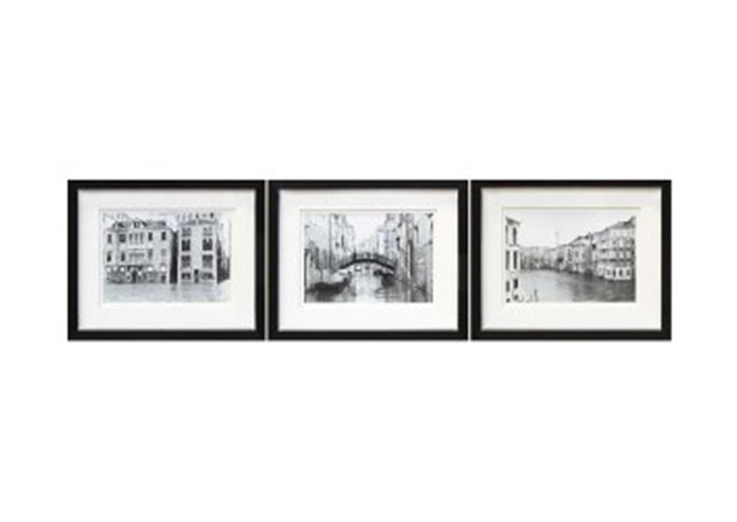 Doga Black/White Wall Art Set,ABF Signature Design by Ashley