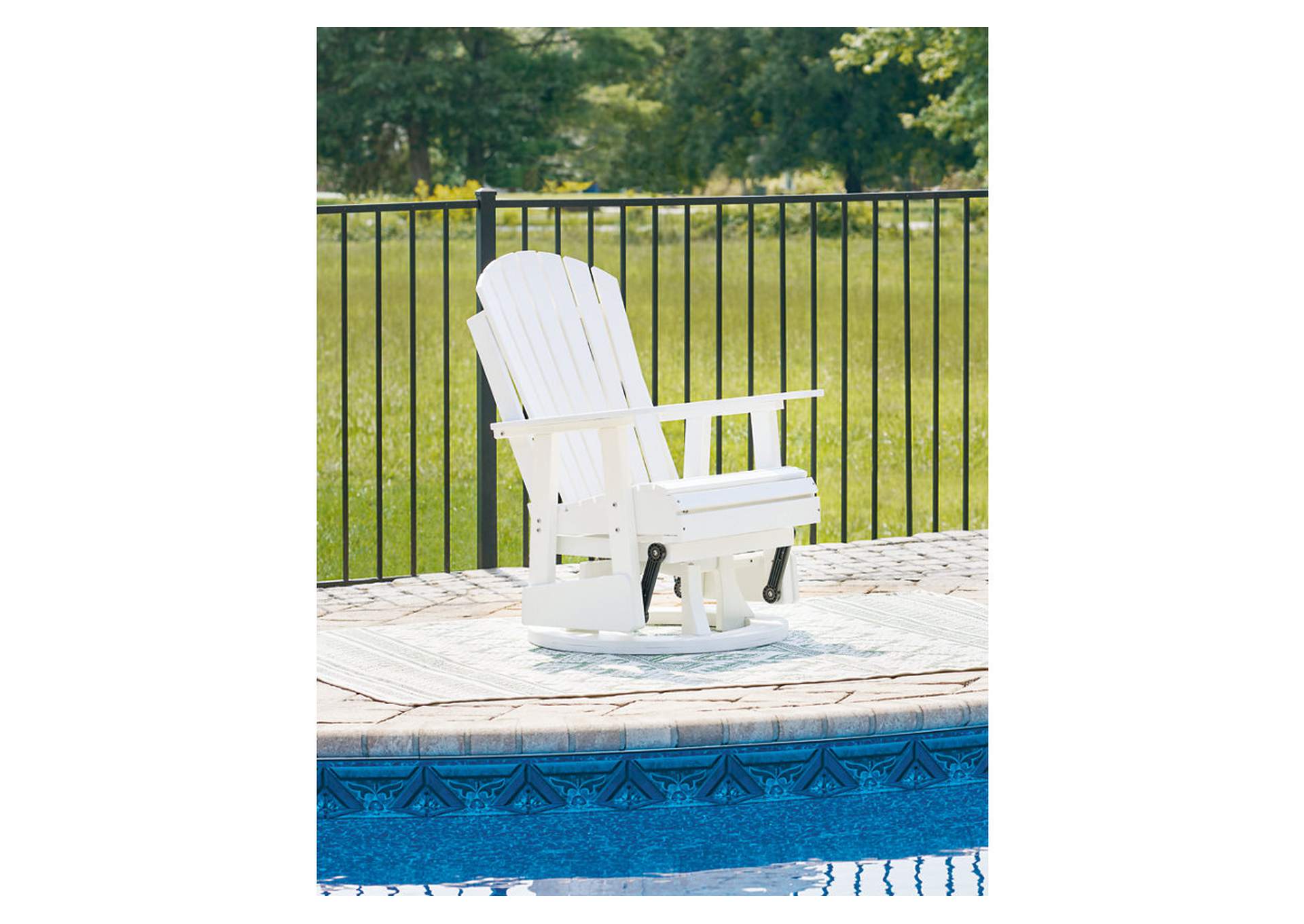 Hyland wave Outdoor Swivel Glider Chair,Outdoor By Ashley