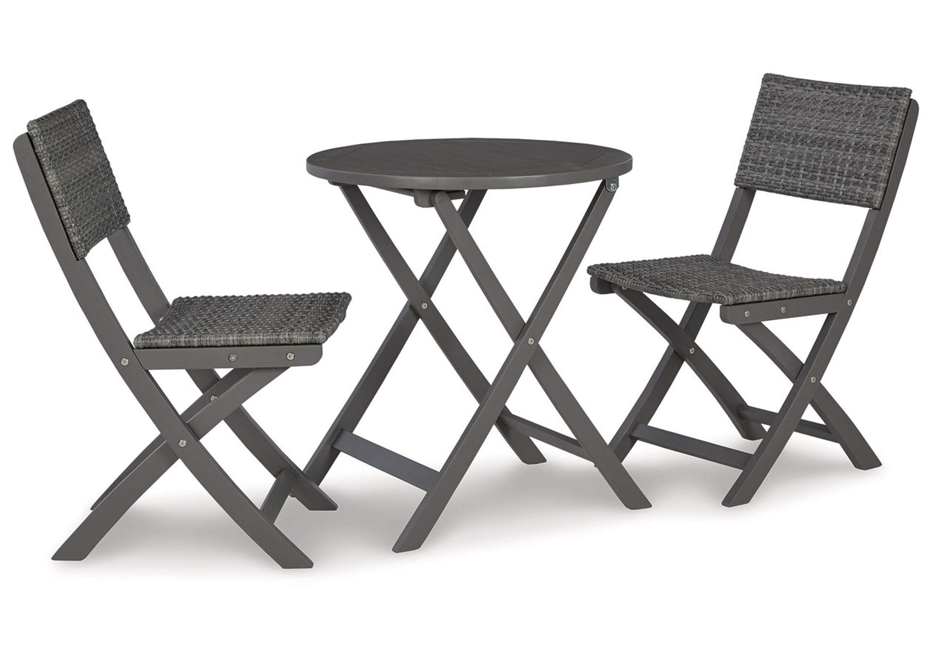 Safari Peak Outdoor Table and Chairs (Set of 3),Outdoor By Ashley