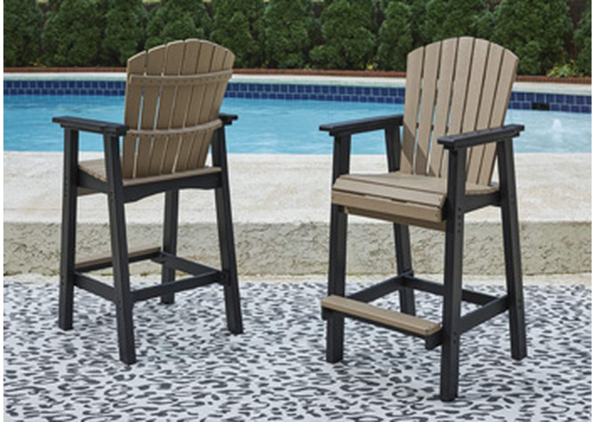 Fairen Trail Barstool (Set of 2),Outdoor By Ashley