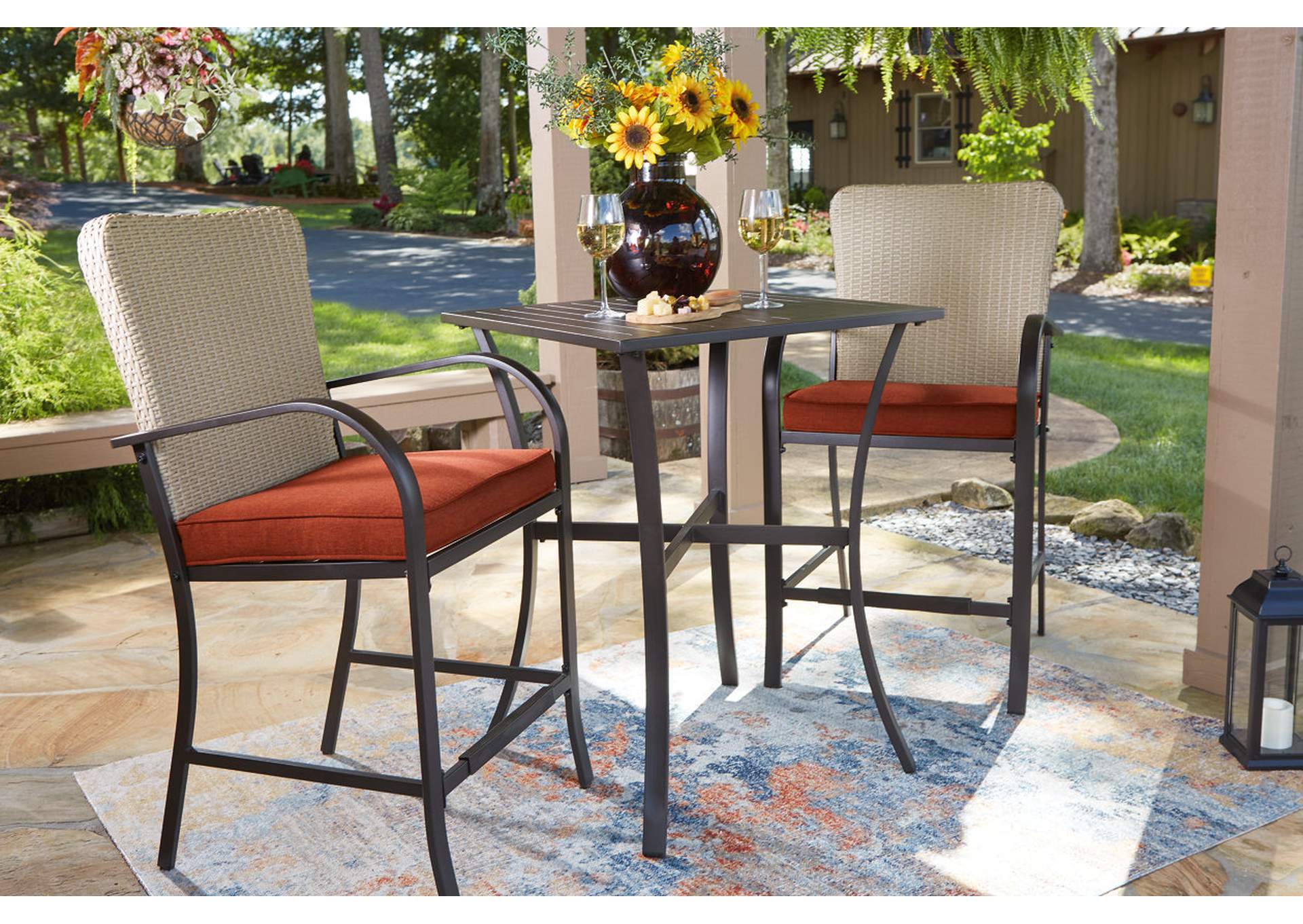 Tianna Counter Table Set,Outdoor By Ashley