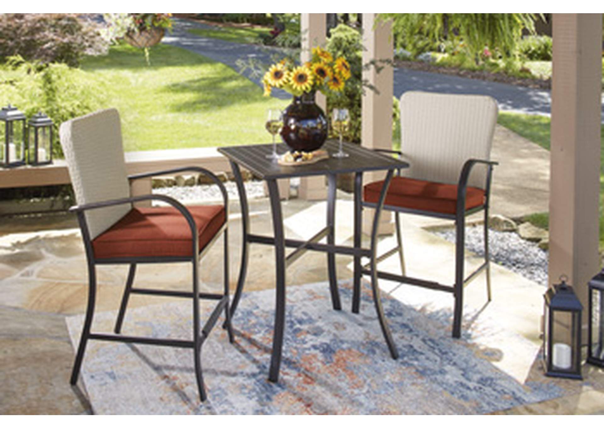 Tianna Counter Table Set,Outdoor By Ashley