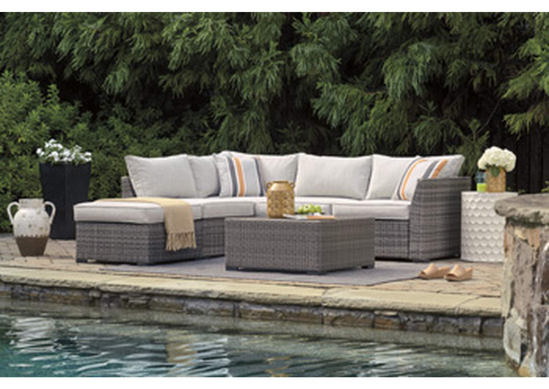 Cherry Point 4-piece Outdoor Sectional Set,Outdoor By Ashley