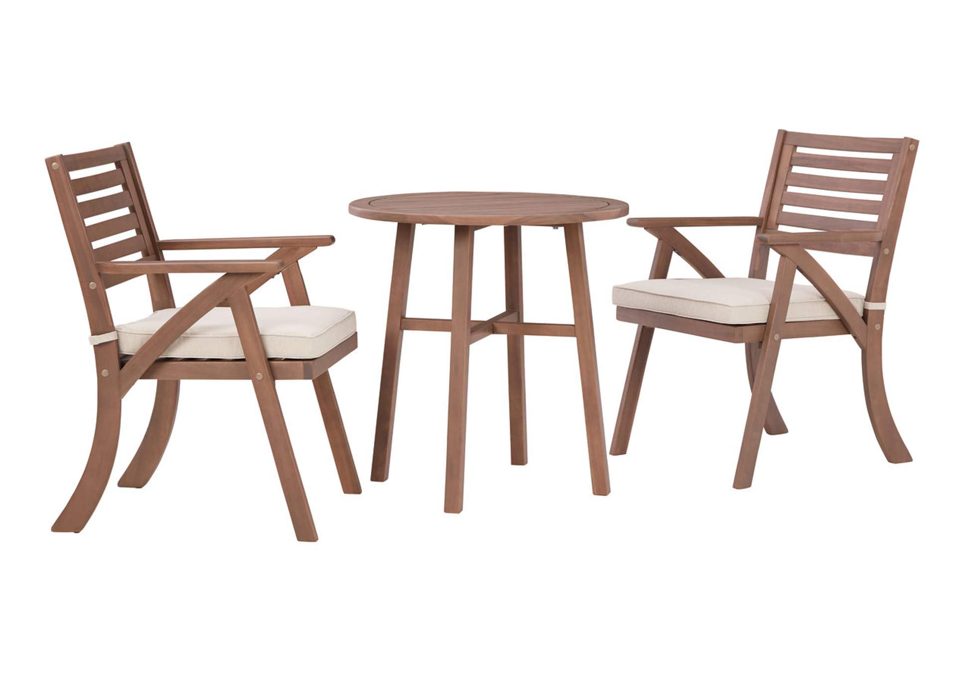 Vallerie Outdoor Chairs with Table Set (Set of 3),Outdoor By Ashley
