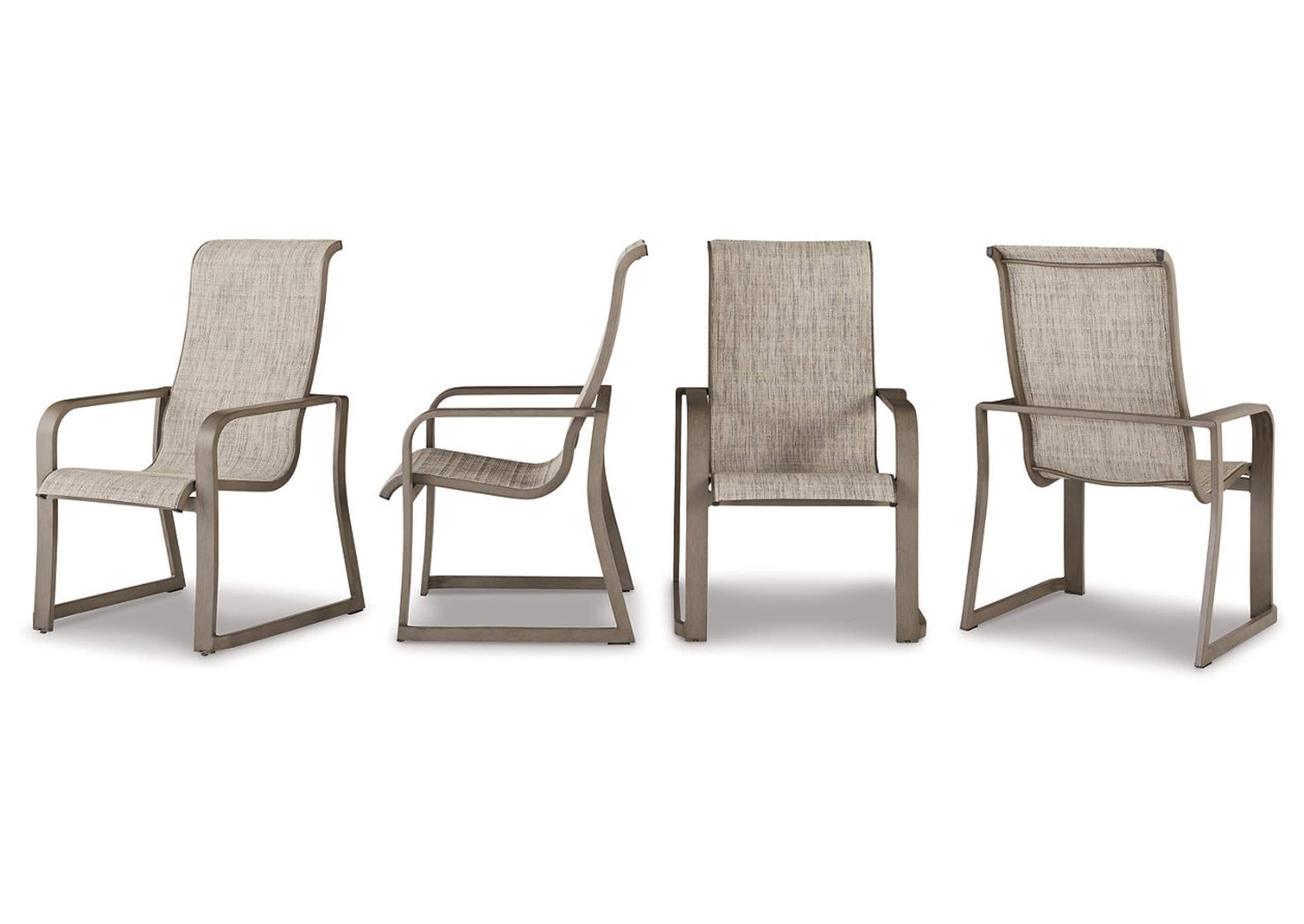 Beach Front Sling Arm Chair (Set of 4),Outdoor By Ashley