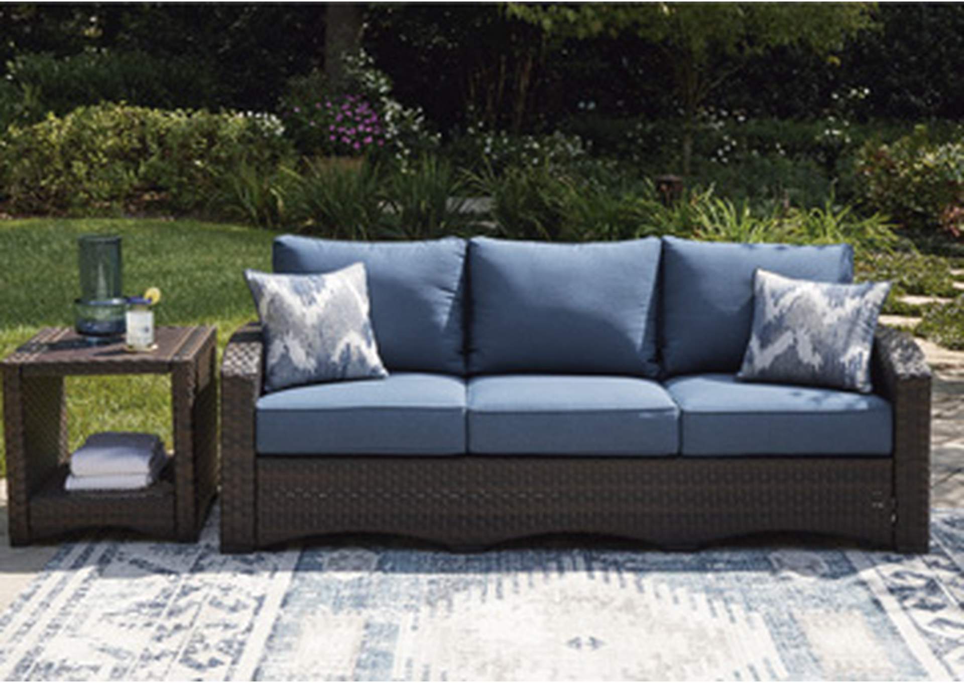 Windglow Outdoor Sofa with Cushion,Outdoor By Ashley