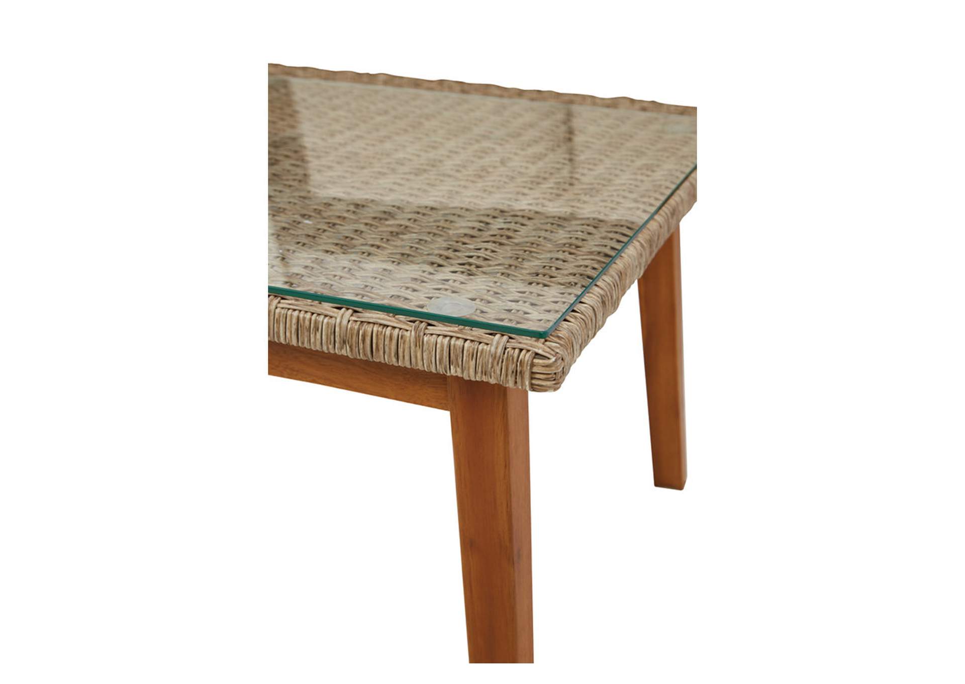 Crystal Cave Outdoor Loveseat with Table (Set of 2),Outdoor By Ashley