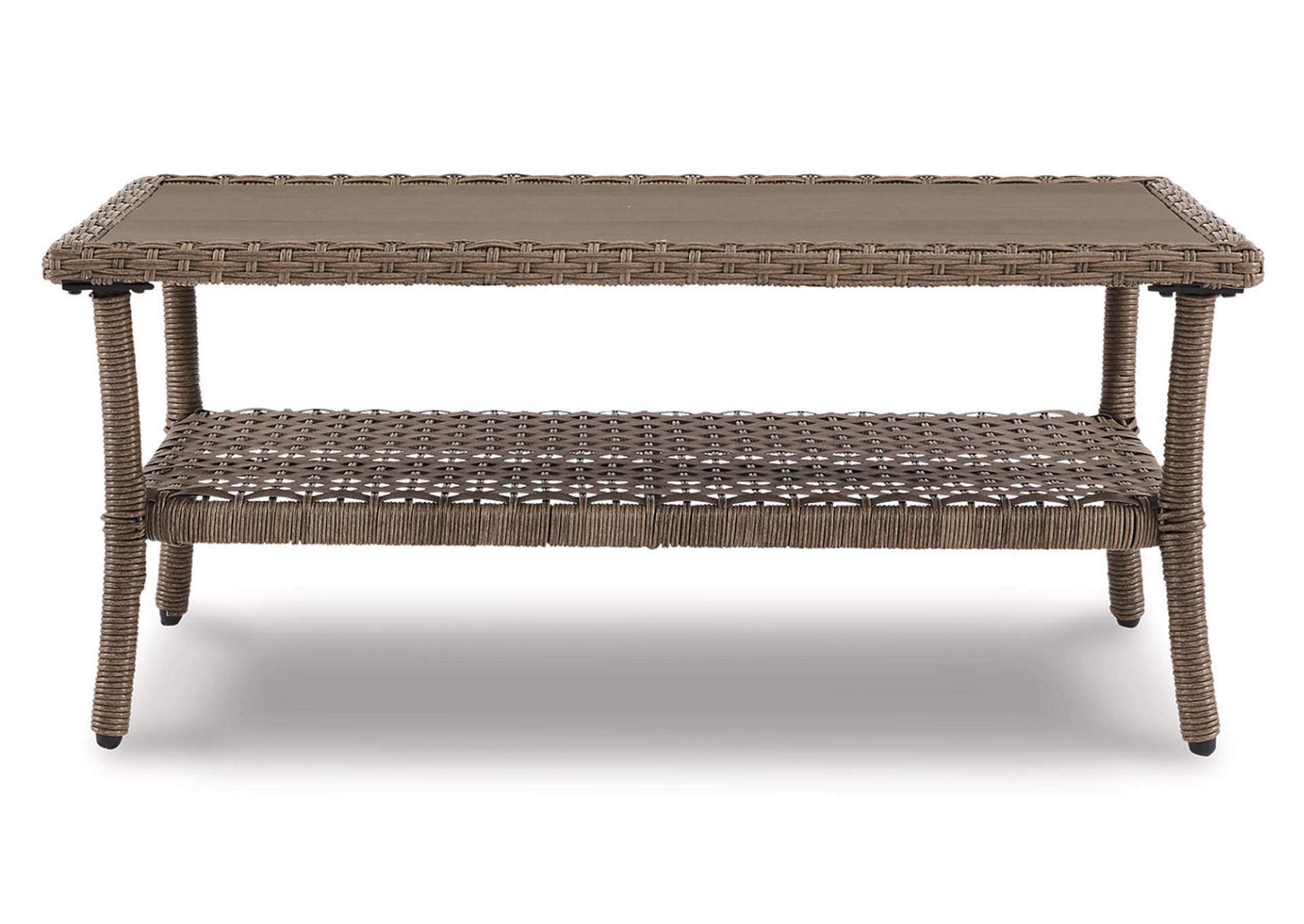 Clear Ridge Outdoor Loveseat with Coffee Table,Outdoor By Ashley